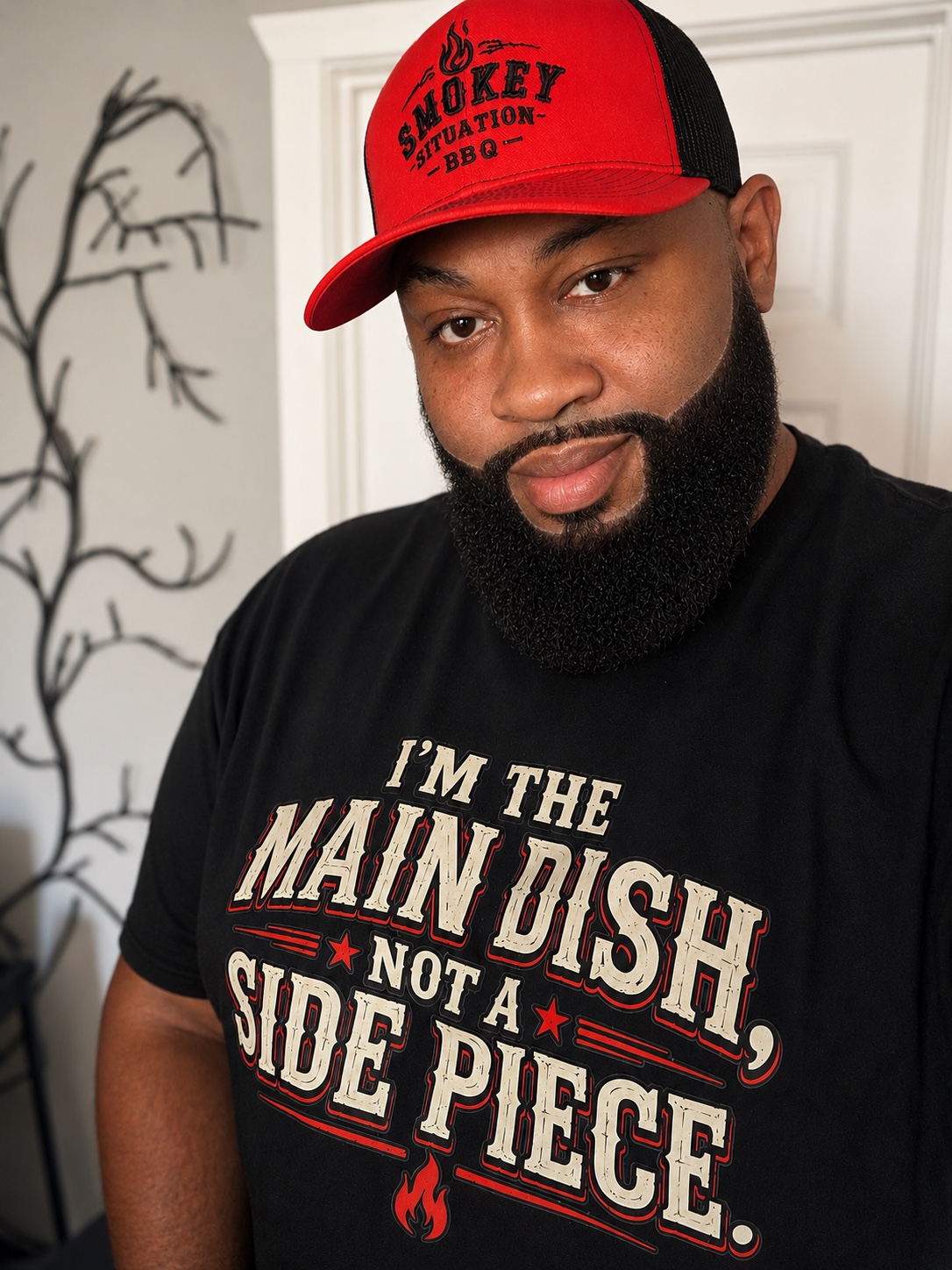 Model wearing I’m the Main Dish shirt