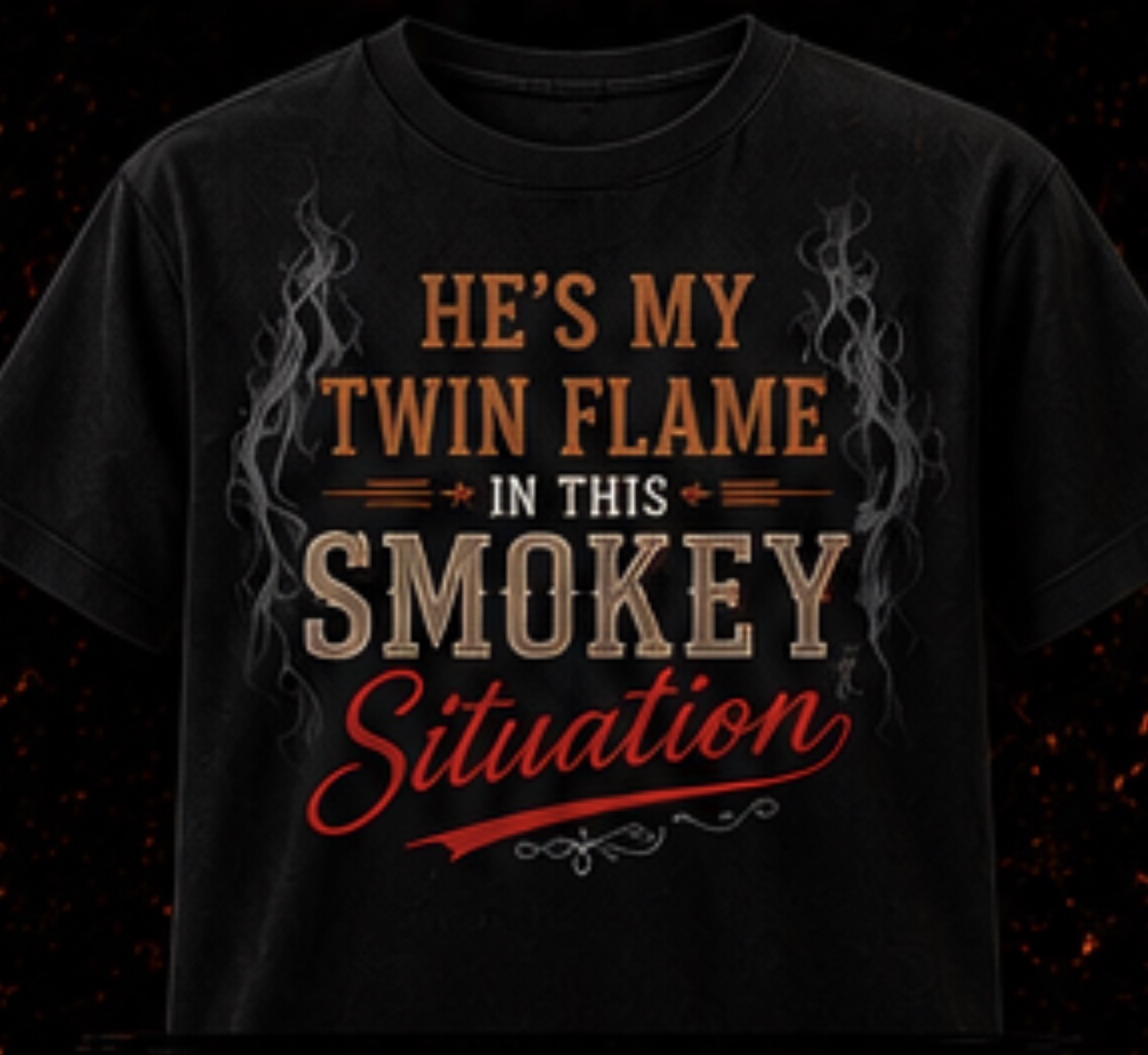 Twin Flame Smokey Situation shirt